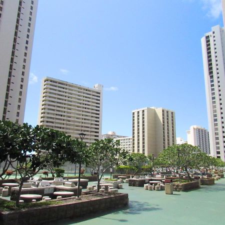 Ferienwohnung Waikiki Banyan Ocean View Oahu Exterior foto